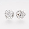 Polymer Clay Rhinestone Beads X-RB-K050-10mm-C31-2