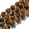 Natural Tiger Eye Beads Strands G-K387-A04-01-2