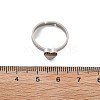 304 Stainless Steel Adjustable Rings for Women RJEW-F169-01P-01-5