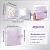 2Pcs PVC Mini Photocard Holder Book AJEW-SP0002-20B-04-2