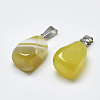 Natural Banded Agate/Striped Agate Pendants G-T122-20E-2