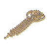 Brass Rhinestone Pendants KK-I715-16G-03-2