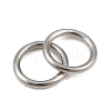 304 Stainless Steel Closed Jump Rings STAS-G393-06P-13-3