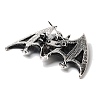 Tibetan Style Alloy Bat Brooches JEWB-A021-01A-AS-2