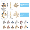 48Pcs 12 Style Alloy Pendants FIND-FH0003-73-5