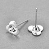 304 Stainless Steel Ear Stud Components STAS-G187-11S-2