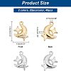 40Pcs 2 Colors Rack Plating Alloy Pendants FIND-FH0004-51-5