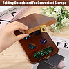 Wooden Chess Board Game Box DJEW-FG0006-82-5