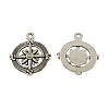 Tibetan Style Zinc Alloy Pendants TIBEP-R334-318AS-RS-1