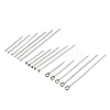 150Pcs 304 Stainless Steel Ball Head Pins & Flat Head Pins & Eye Pin STAS-CJ0001-176-4