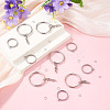 5Pcs 304 Stainless Steel Open Back Bezel Pendants STAS-TAD0001-01B-4