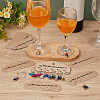 60Pcs Paper Wine Charm Display Cards CDIS-BC0001-06B-5