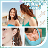 Natural Freshwater Pearl Keshi Pearl Pendants PEAR-WH0001-06A-5