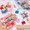 24Pcs 12 Styles Heart & Bowknot Resin Stethoscope Pendant Decorations HJEW-SP0001-58-3