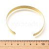 Brass Cuff Bangle BJEW-P168-E03-4