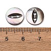 Cat Eye Style Natural Black Lip Shell Buttons SH-CBAA69B-01B-3