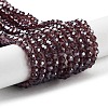 Electroplate Transparent Glass Beads Strands LS-EGLA-A035-T4mm-A13-1