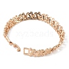 Brass Link Chain Bracelets for Women Men BJEW-P324-01I-KCG-3