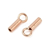 925 Sterling Silver Cord Ends STER-F036-21RG-1mm-3