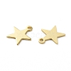 Brass Charms X-KK-H739-01B-G-2