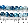 Natural Striped Agate/Banded Agate Beads Strands G-Z060-A01-C11-5