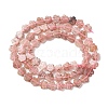 Natural Strawberry Quartz Beads Strands G-B138-C17-01-3