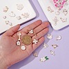 80Pcs 40 Style Alloy Enamel Pendants ENAM-SZ0002-53A-5