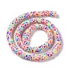 Handmade Polymer Clay Beads Strands CLAY-R091-8mm-02-3