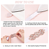 Fingerinspire 3Pcs 2 Style Glitter Hotfix Rhinestone(Hot Melt Adhesive On The Back) AJEW-FG0003-70-4