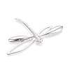 304 Stainless Steel Dragonfly Pendant Cabochon Settings STAS-T069-24P-2
