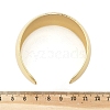 Brass Cuff Open Bangles BJEW-M060-03G-3