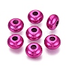 Valentine's Day UV Plating Opaque Acrylic European Beads PACR-T017-19M-M5-5