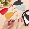 CRASPIRE 5Pcs 5 Colors Creative Pull Out Key Sleeve KEYC-CP0001-06-3