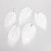 Electroplated Natural Leaf Big Pendants IFIN-Q119-01A-1