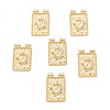 Brass Micro Pave Cubic Zirconia Pendant ZIRC-P089-04G-1