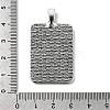 Tibetan Style Alloy Pendant Cabochon Settings TIBEP-N003-02AS-3