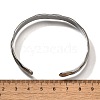 Non-Tarnish 304 Stainless Steel Cuff Bangles BJEW-K267-03P-5