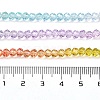 Transparent Painted Glass Beads Strands LS-DGLA-A034-T3mm-A12-3