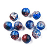 Transparent Crackle Acrylic Beads CACR-N002-15A-3