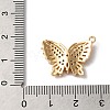 Brass Micro Pave Clear Cubic Zirconia Pendants KK-C062-072G-3