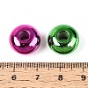 UV Plating Opaque Acrylic European Beads PACR-T017-19M-01-3