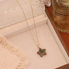 Natural Unakite Pendant Necklaces WG2F85E-02-1