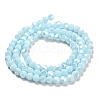 Opaque Glass Beads Stands X-EGLA-A035-P6mm-B10-2