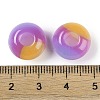 Triple Color Resin European Beads RESI-F055-06G-3