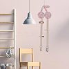 Cherry Non-woven Fabrics Hairpin Hair Clip Hanging Holder Storage Organizer ODIS-WH0025-129B-7