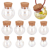   10Pcs 5 Style Iridescent Glass Dome Cover AJEW-PH0004-88-1