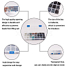 Glass Round Beads GLAA-PH0007-60-WH-8