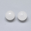 Natural White Jade Beads G-T122-25B-10-2