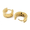 Ion Plating(IP) 304 Stainless Steel Micro Pave Clear Cubic Zirconia Huggie Hoop Earrings for Women EJEW-C096-02G-2