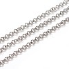 Tarnish Resistant 304 Stainless Steel Rolo Chains CHS-E016-02F-P-1